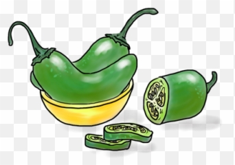 Jalapeno - Serrano Pepper Png,Jalapeno Png