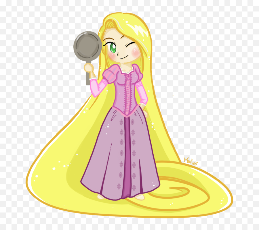 Download Rapunzel Cute Png - Cartoon Version Of Rapunzel Cute Rapunzel Cartoon,Rapunzel Png