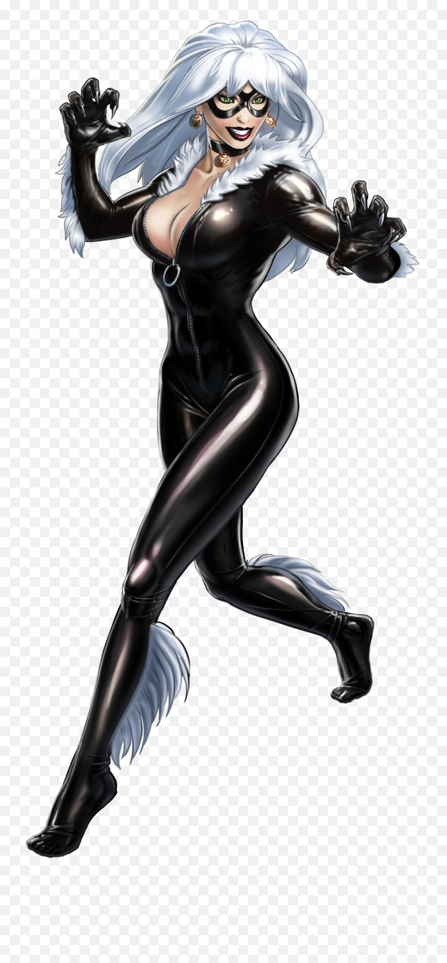 Catwoman Transparent Black Cat Marvel - Black Cat Marvel Alliance Png,Black Cat Transparent Background