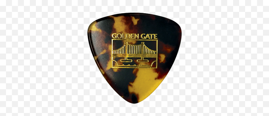 Golden Gate Mp - 10 Deluxe Tortoise Large Triangle One Pick Golden Gate Guitar Picks Png,Guitar Pick Png