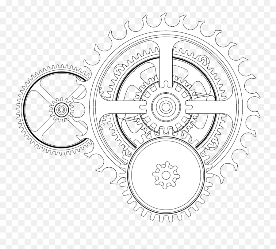 Steampunk Gears Drawing Png Gear Transparent