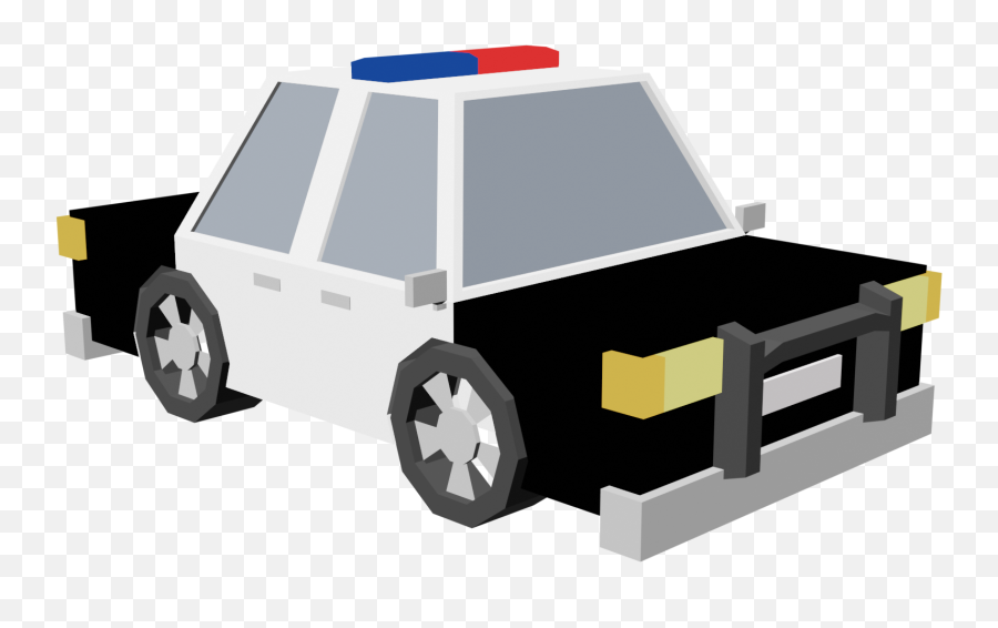 Filepolice Car Right Side Low Polygon Animationpng - Language,Police Car Transparent