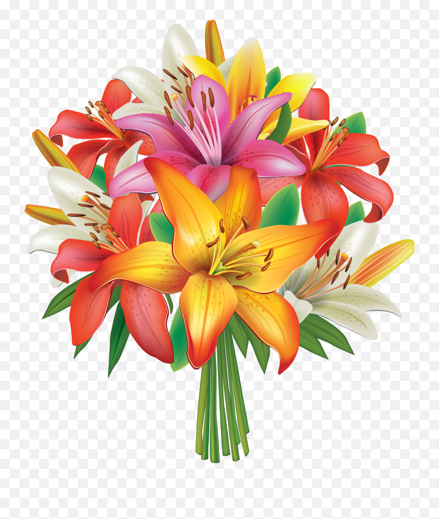 Easter Flowers Bouquet Png Picture 464151 - Bouquet Of Flowers Clipart Png,Flowers Clipart Png