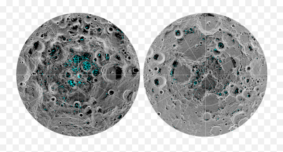 Ice Confirmed - Frozen Water On The Moon Png,Ice Transparent