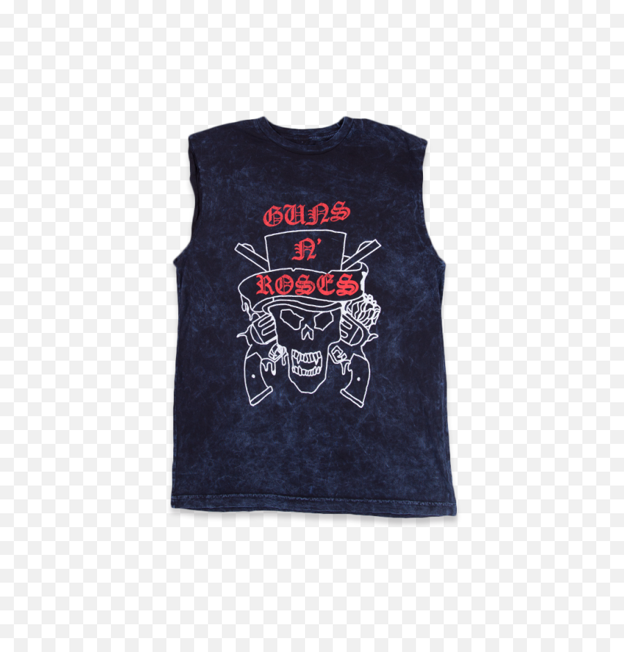 Top Hat Sketch Skull Muscle Tank - Sleeveless Png,Transparent Top Hat