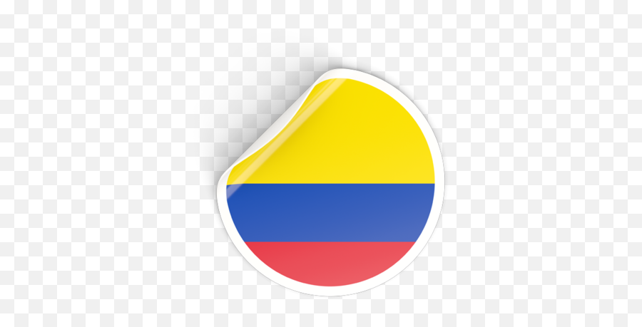 Round Sticker - Vertical Png,Colombia Png