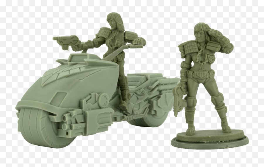 Wargames Illustrated 32mm Judge Dredd Miniatures Wave 2 - Judge Anderson Judge Dredd Miniatures Game Png,Judge Dredd Logo