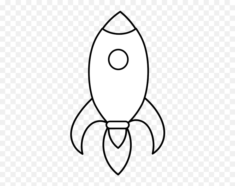 Line Artheadangle Png Clipart - Royalty Free Svg Png Rocket Pictures For Colouring,Cartoon Rocket Png