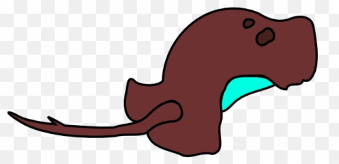 Stingray Swimming Clip Art - Vector Clip Art Stingray Swimming Animation Png,Stingray Png