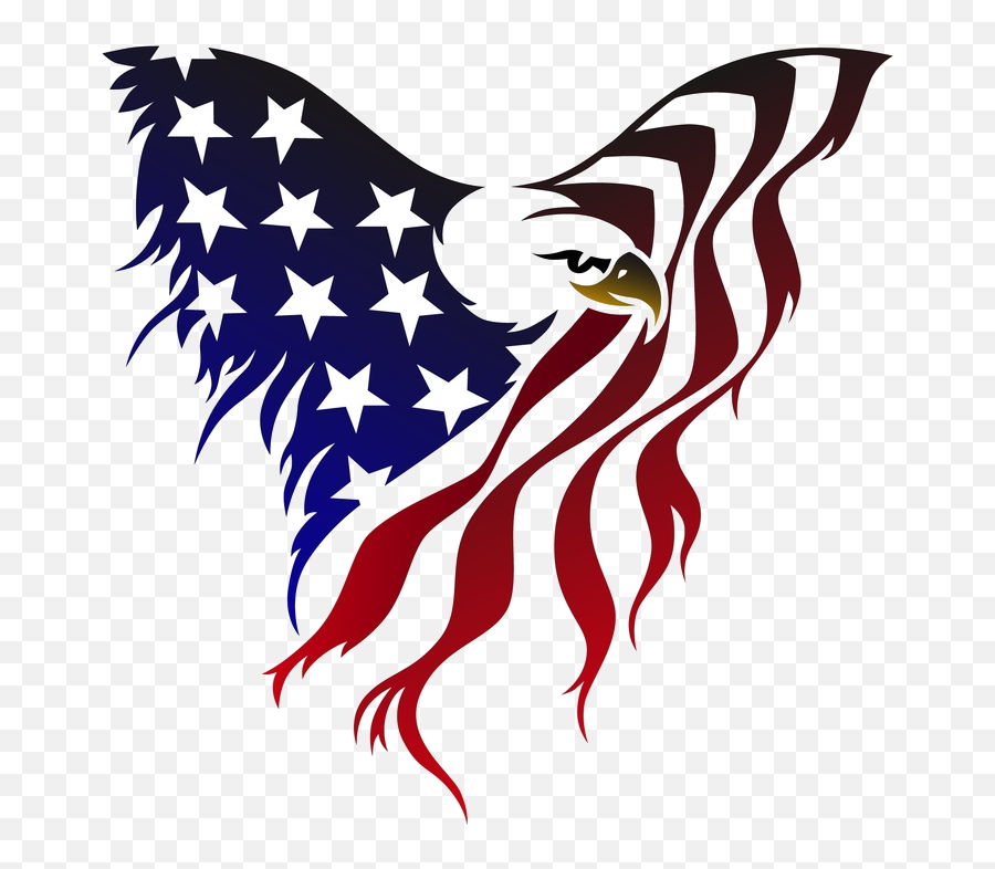 Eagle American Flag SVG, Eagle USA Flag PNG, American Eagle Flag vector  File