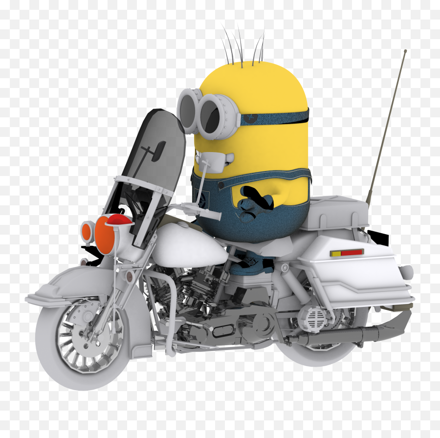 Minion Drive Motobcycle Clipart Png - Minion On A Motorcycle,Motorcycle Clipart Png