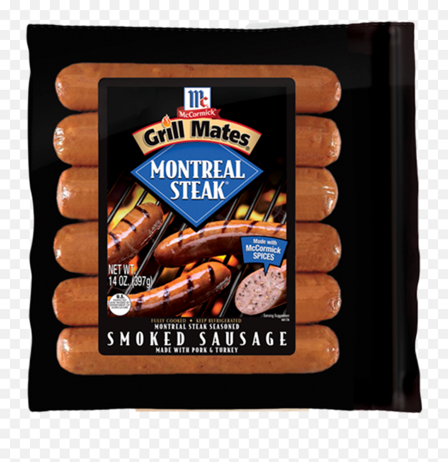 Mccormick Grill Mates Montreal Steak Smoked Sausage - Mccormick Sausage Png,Sausage Transparent