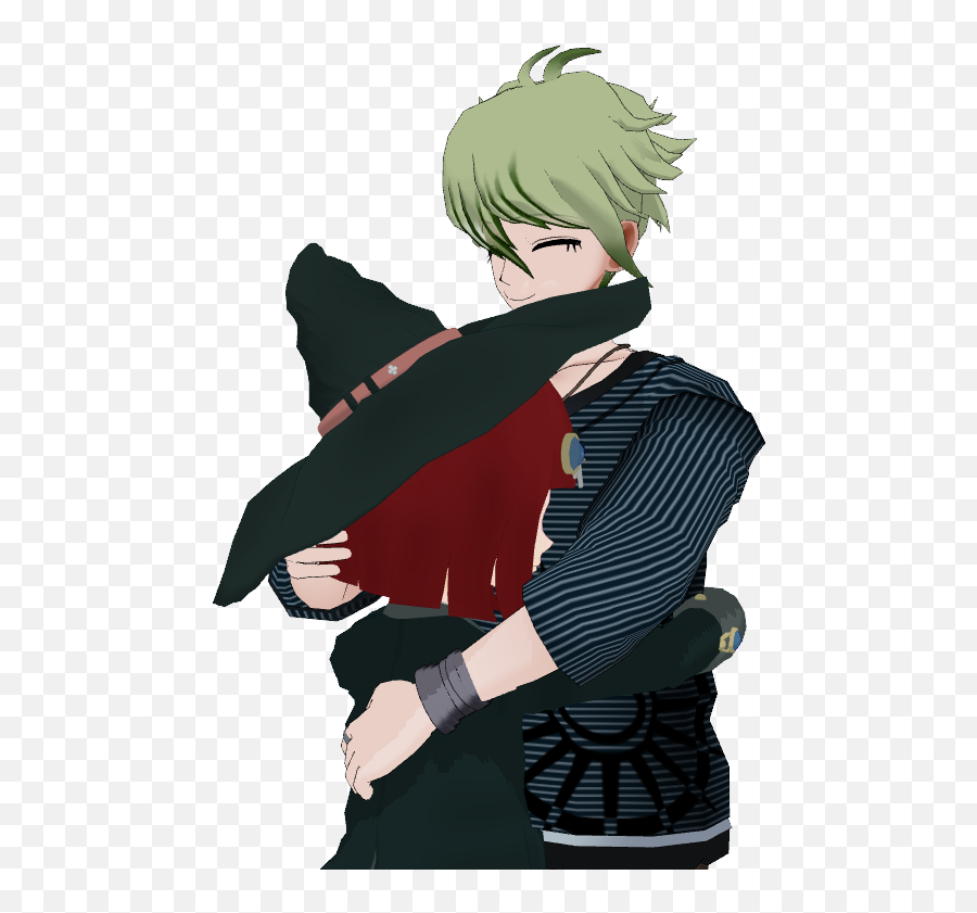 Daily Himiko Hugging A Degenerate Male From Every Main - Fictional Character Png,Hugging Icon