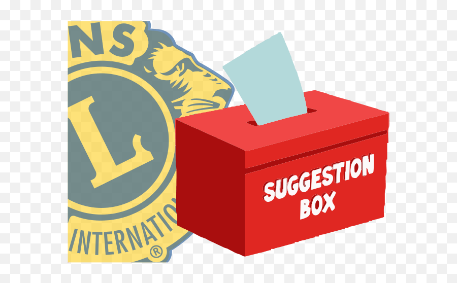 Lions Multiple District 410 - Red Suggestion Box Icon Png,Suggestion Box Icon