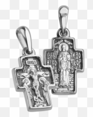 Orthodox Cross Pendant The Crucifixion Of Christ - Christian Cross png