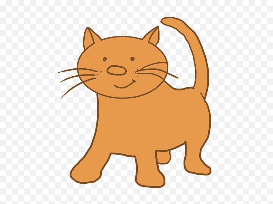 Download Cartoon Cat Light Brown - Cat Clipart Png Transparent Background,Cat With Transparent Background