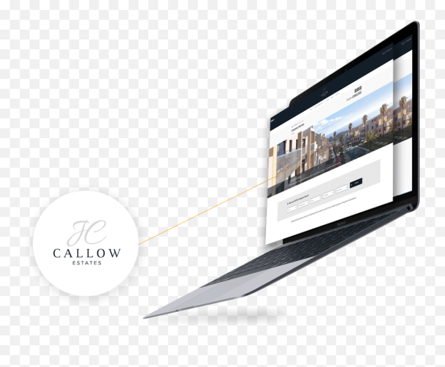 Callow Estates - Lcd Display Png,Real Estate Logo Design