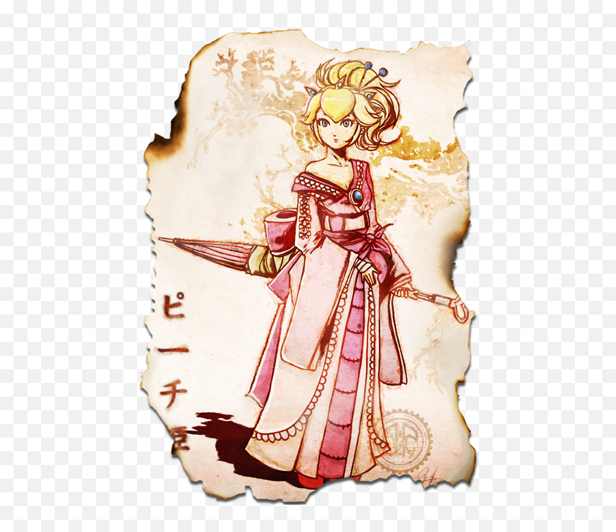 Princess Peach Mario And Manga Anime 707292 - Princess Peach Samurai Png,Princess Peach Icon