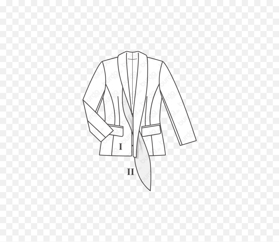 Crepe Blazer 116 0419 - Long Sleeve Png,Crepe Icon