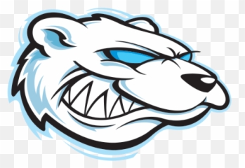 Printed Vinyl Polar Bear Head Stickers Factory - Clip Art Png,Bear Head Png