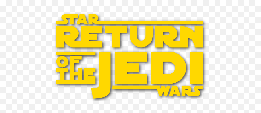 Return Of The Jedi Logo - Transparent Return Of The Jedi Logo Png,Jedi Logo Png