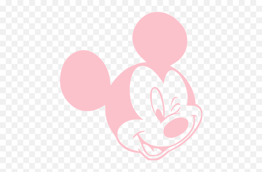 Pink Mickey Mouse 23 Icon - Free Pink Mickey Mouse Icons Yellow Mickey Mouse Transparent Png,Minnie Mouse Icon