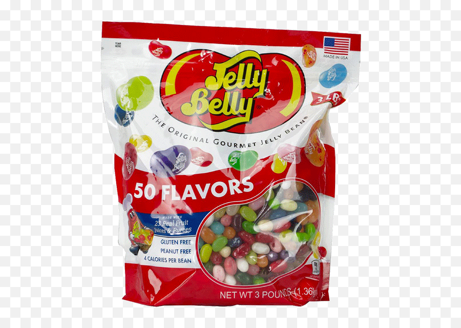 Jelly Belly 50 Flavor Gourmet Beans 3 Lbs U2022 Thirstyrun - Jelly Belly Png,Jelly Beans Png