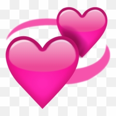 Emoji Heart Clipart - Revolving Pink png