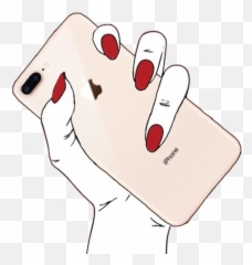 Iphone 8 Plus Hands Tumblr Apple Ios - Apple png