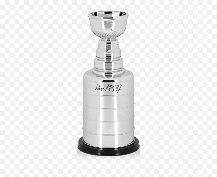 Wayne Gretzky Signed Replica Stanley Cup Trophy - Solid Png,Icon Replica