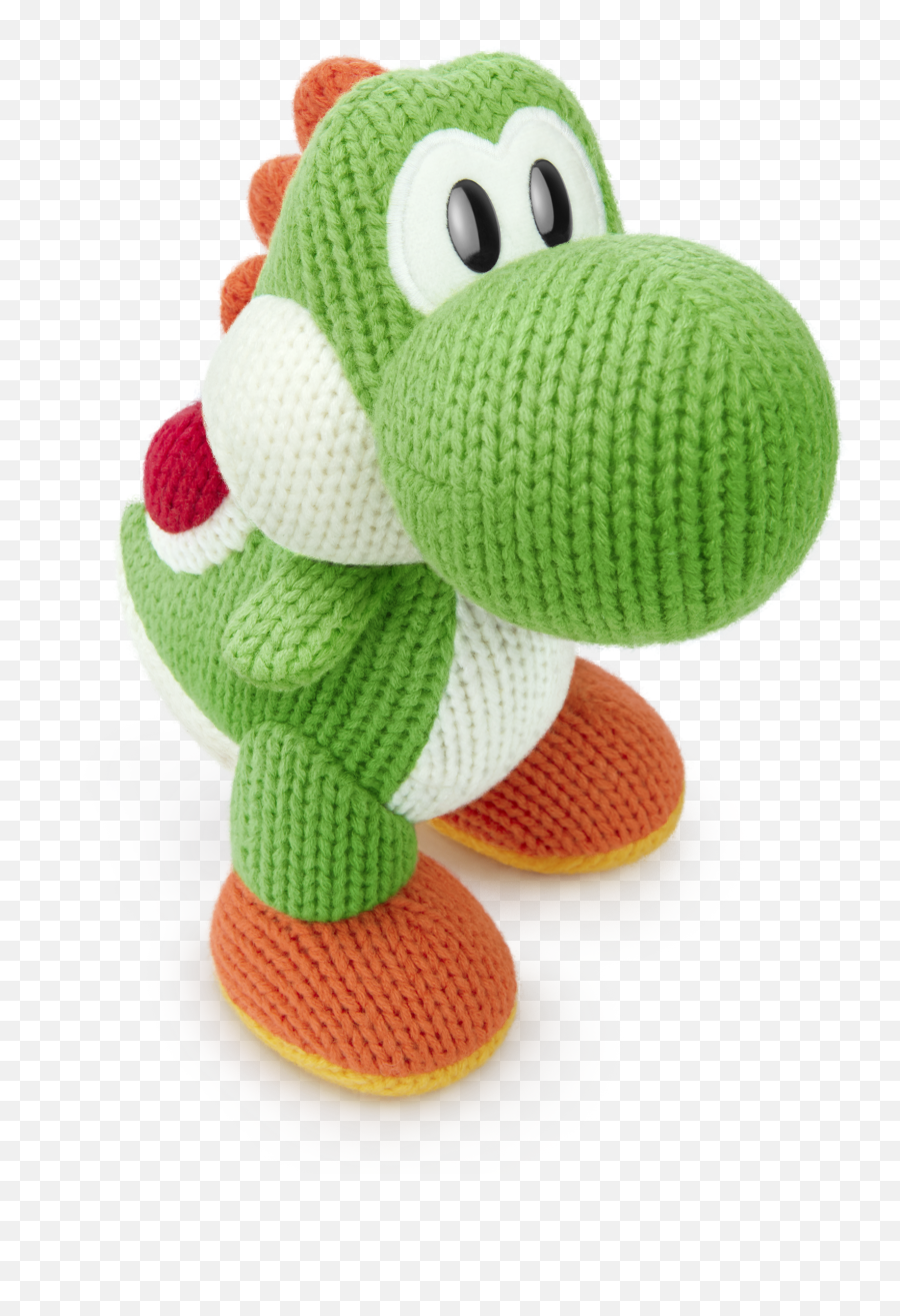 Blue Yoshi Plush Png Picture - Woolly World Amiibo,Luigi Plush Png