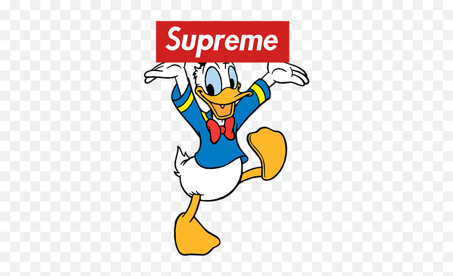 Supreme Donald Duck Tote Bag - Donald Duck Png,Donald Duck Transparent