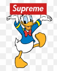 Supreme Donald Duck Tote Bag - Donald Duck Png,Donald Duck Transparent