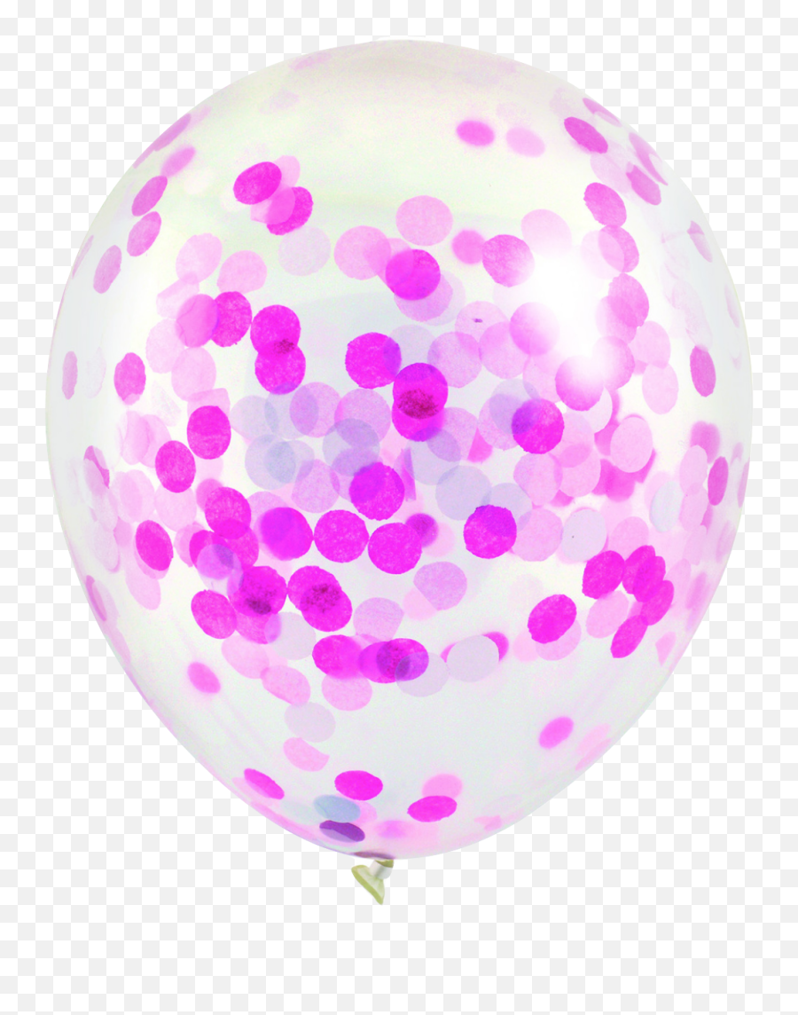 Pink Confetti Balloon Png