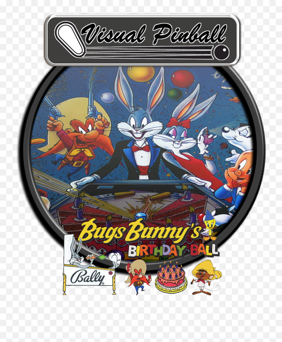 Bugs Bunny Birthday Ball Bally 1989png U2013 Vpinballcom - Ace Of Speed Wheel Pinball,Bugs Bunny Png