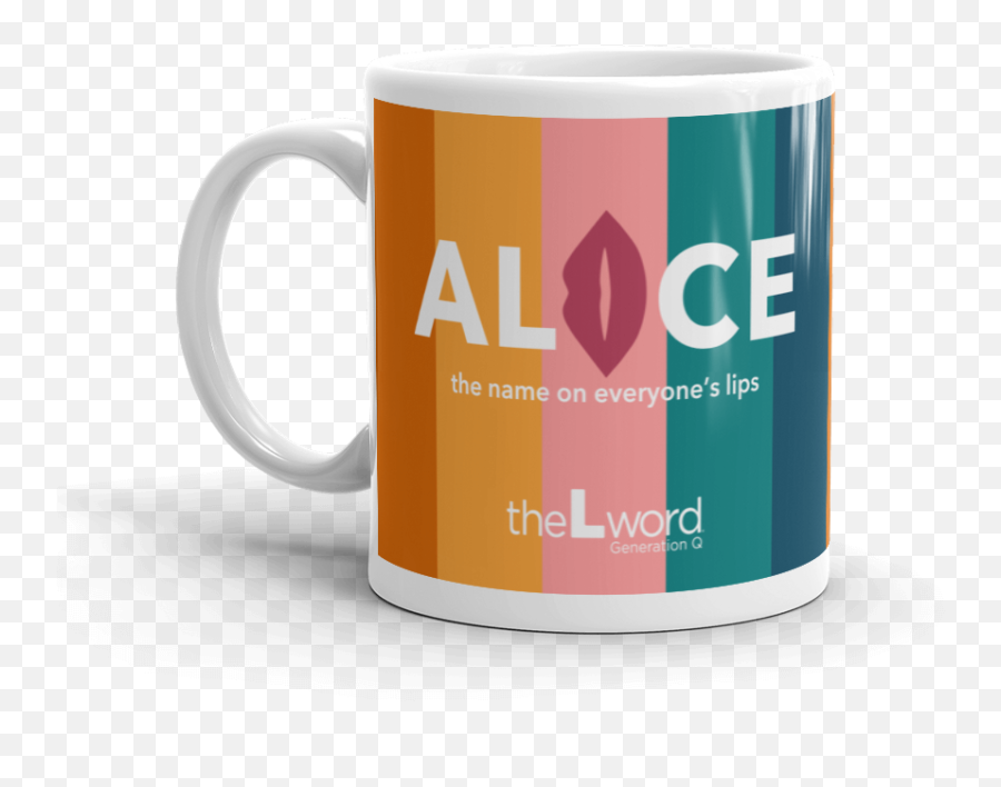 The L Word Generation Q Alice Show Logo White Mug - Alice L Word Mug Png,Q Logo