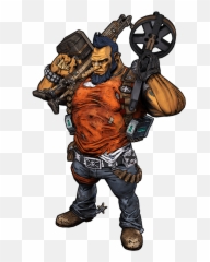 Borderlands 2 Character Salvador The Gunzerker Play - png
