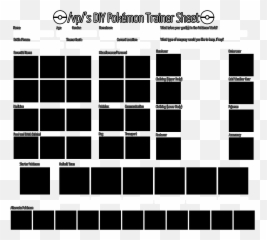 Tg - Traditional Games Thread 38168124 Pokemon Trainer Sheet Png,Pokemon Trainer Transparent