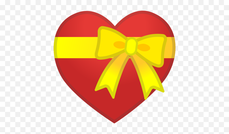 Corazón Con Lazo Emoji - Heart With Ribbon Emoji Png,Corazon Png