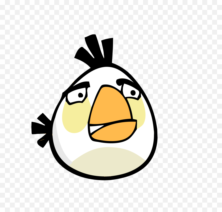 Angry Birds Transparent Background - Angry Birds White Bird Png,Birds Transparent Background
