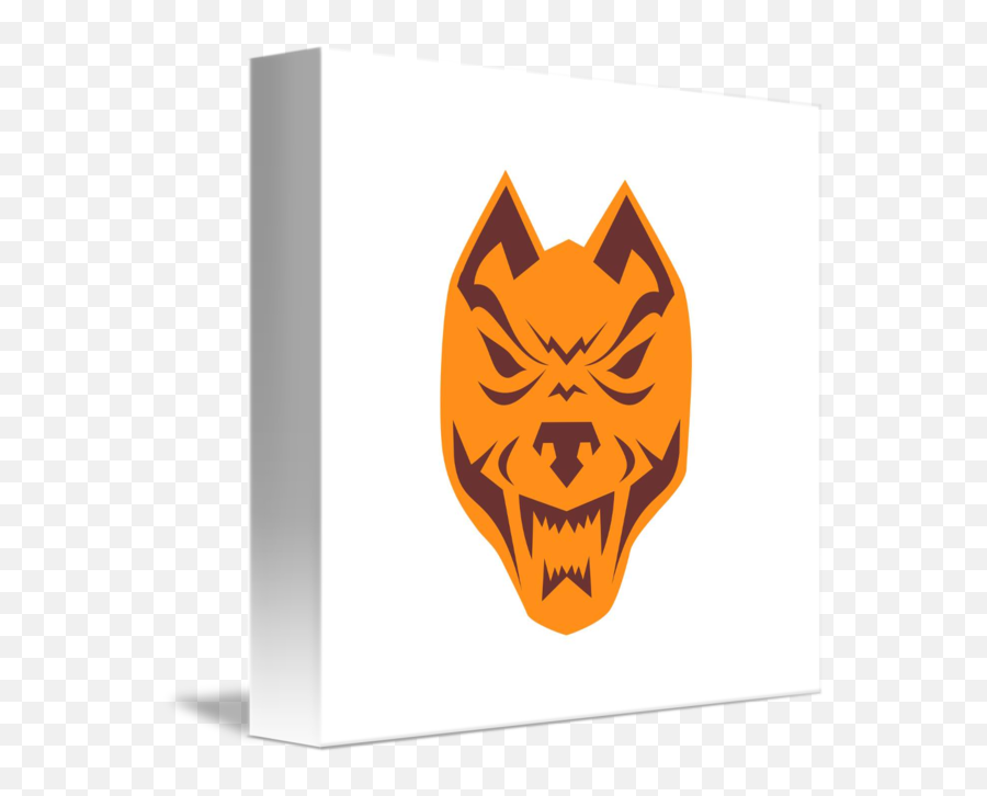 Angry Wolf Head Retro By Aloysius Patrimonio - Lion Png,Wolf Head Logo