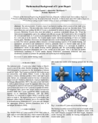 Pdf Mathematical Background Of U - joint repair Aleksandar Document png