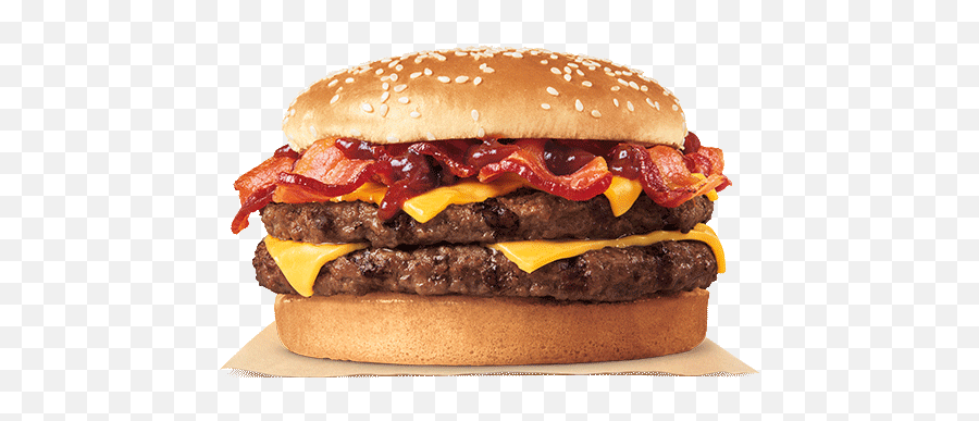 Bbq Bacon King Burger - Western Bacon Burger King Png,Burger King Crown Png