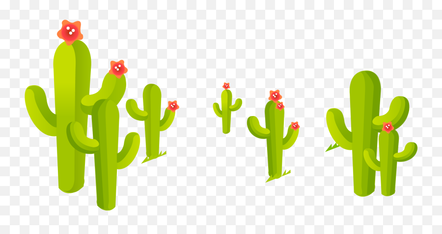 Drawing Cactus Wallpaper - Vector Clipart Cactus Png,Succulent Transparent Background