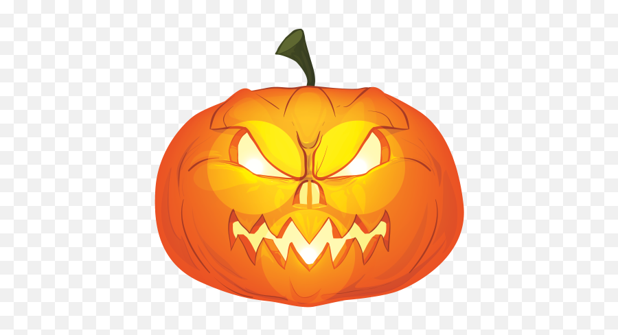 Printed Vinyl Evil Pumpkin Halloween Stickers Factory Png Cartoon
