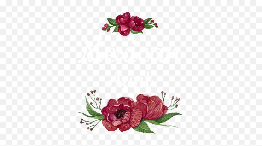 Red Flowers Mexican Aunt - Hoodie Flower Png,Mexican Flowers Png