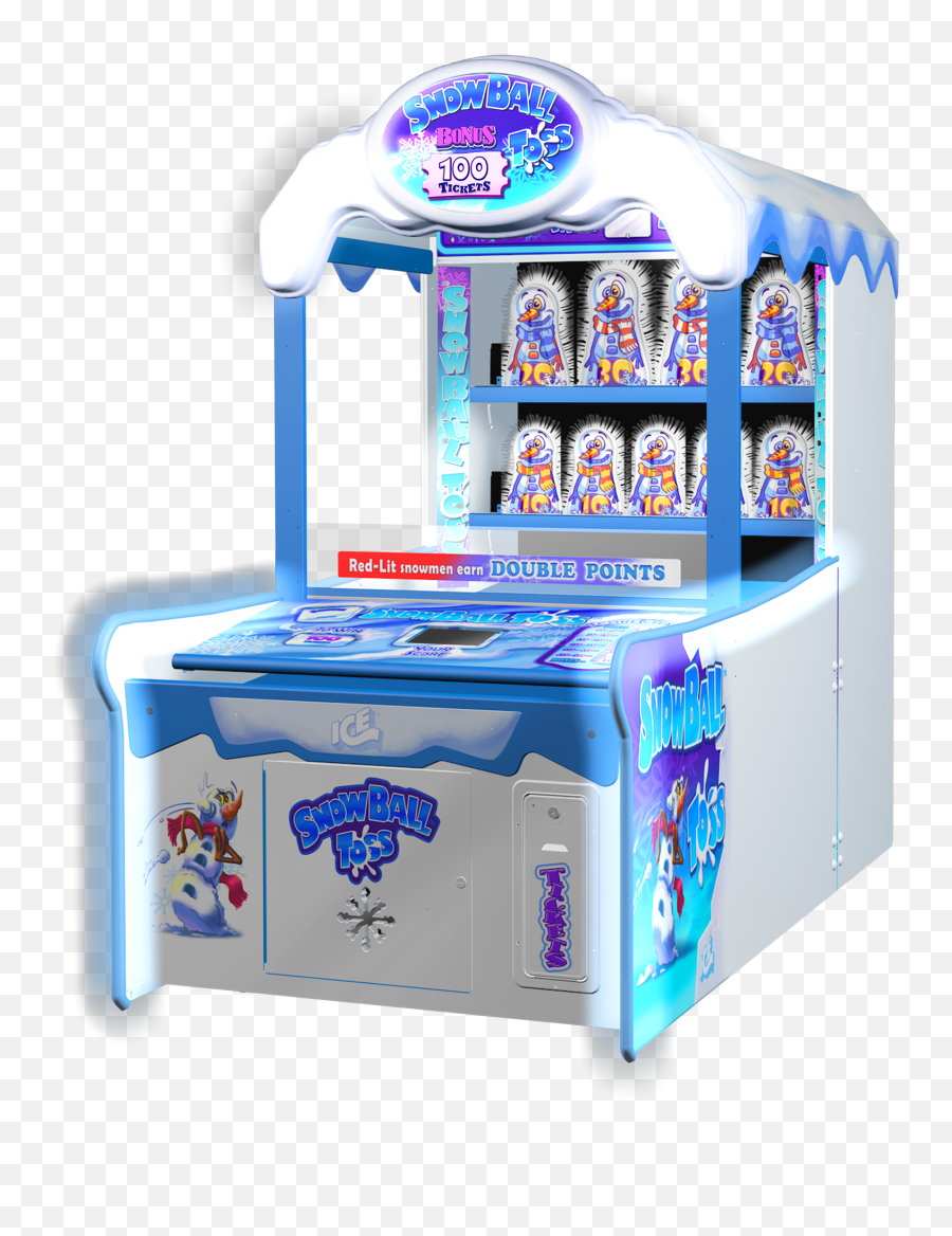 Snow Ball Toss - Skill Redemption Arcade Game U2022 Sega Arcade Snowball Toss Arcade Game Png,Snowball Png