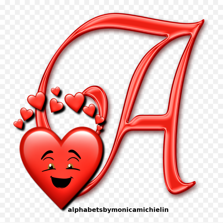 Red Hearts Love Smile Emoji Emoticon - Alphabet Png,Red Heart Emoji Png