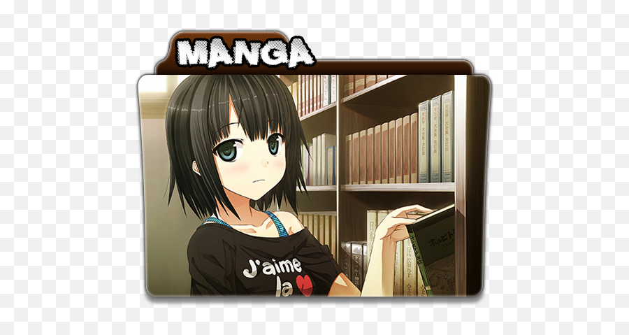 Manga Anime Folder Icon Png Transparent - Anime Music Icon Folder,Manga Transparent