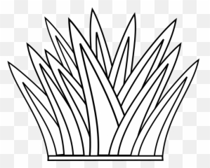Bush Plant Outline Clip Art - vector clip art Line png
